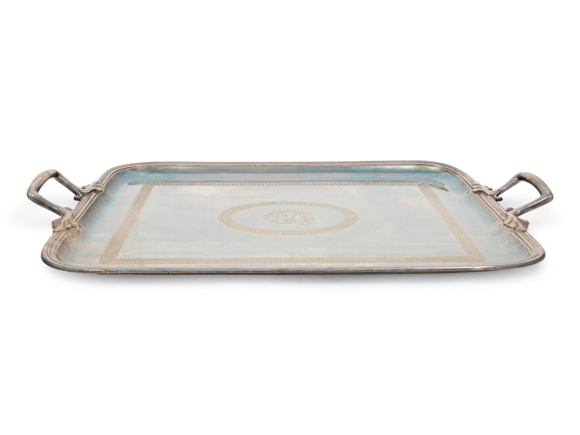 An English Silver-Plate Tray
