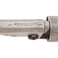 Colt Model 1849 Pocket Revolver with 5" Barrel and Hartford Address