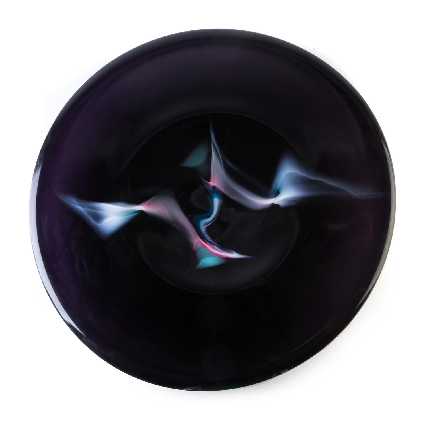 A Large Studio Glass Charger Diameter 31 inches. — LATE 20TH CENTURY