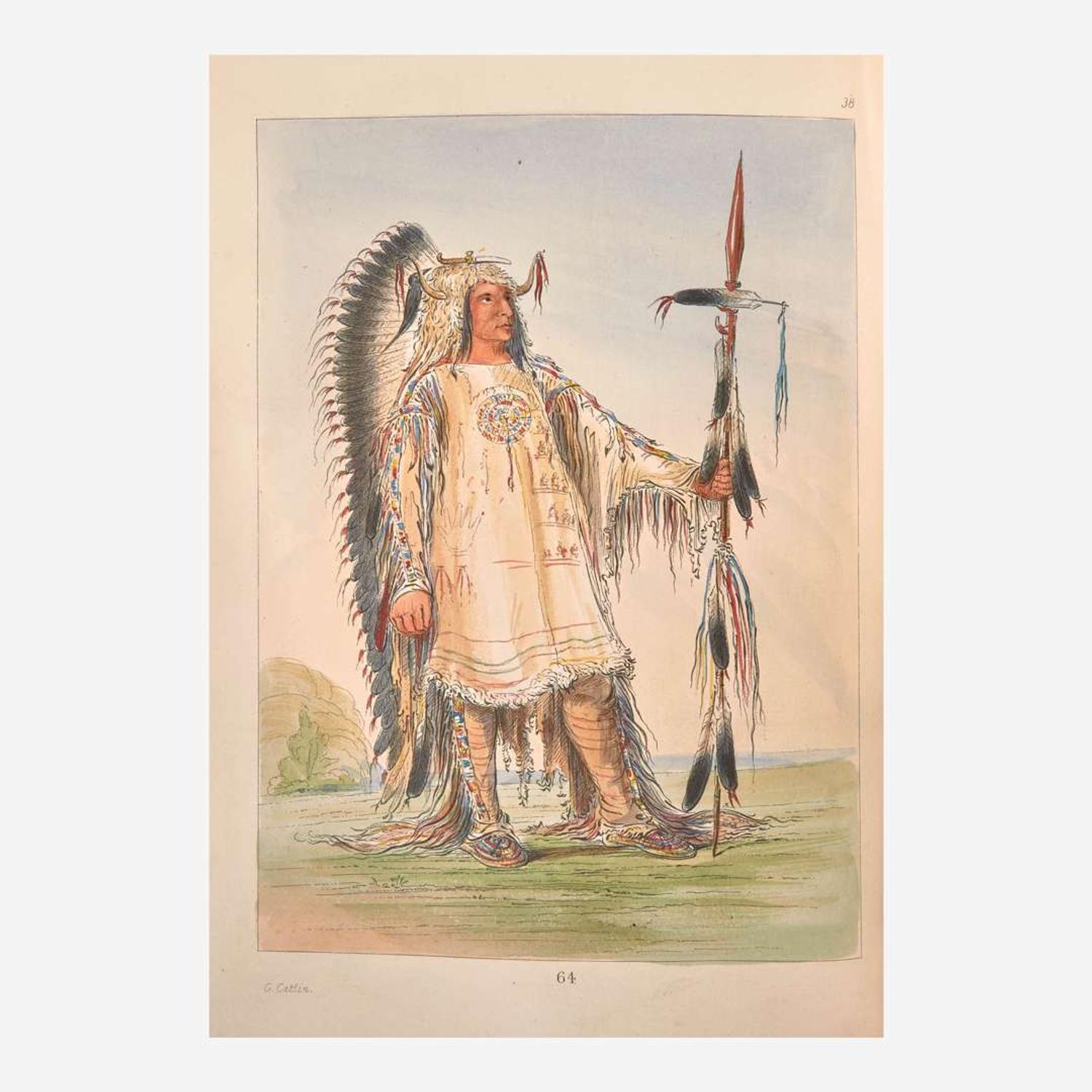 [Native Americana] Catlin, Geo(rge). Illustrations of the Manners, Customs, and Condition of the North American Indians…