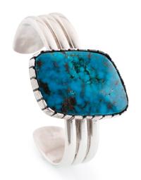 Sterling Silver and Turquoise Cuff Bracelet