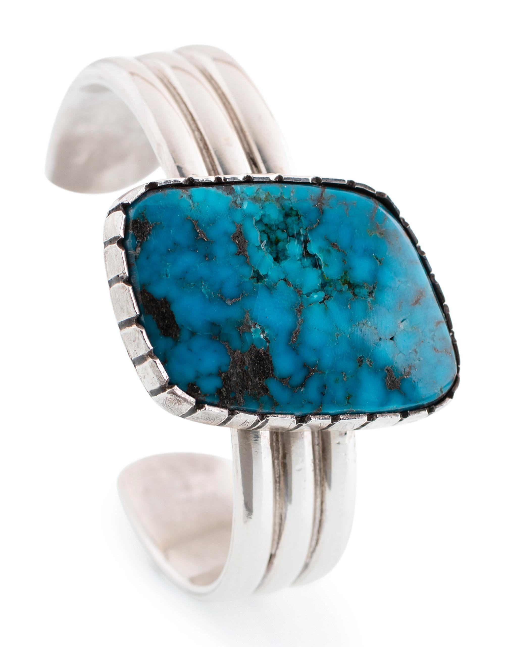 Sterling Silver and Turquoise Cuff Bracelet