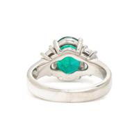 Birks, Emerald and Diamond Ring