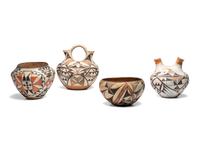 Acoma Pottery Wedding Jars and Bowls