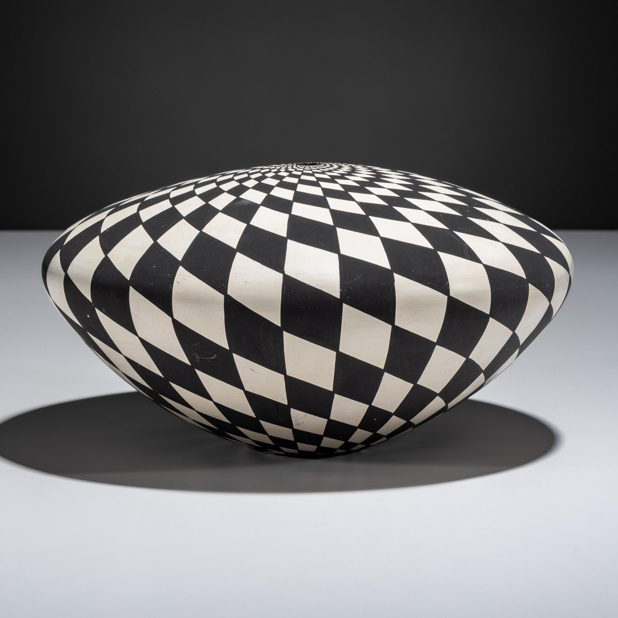 Pottery Jar, Op-Art Design