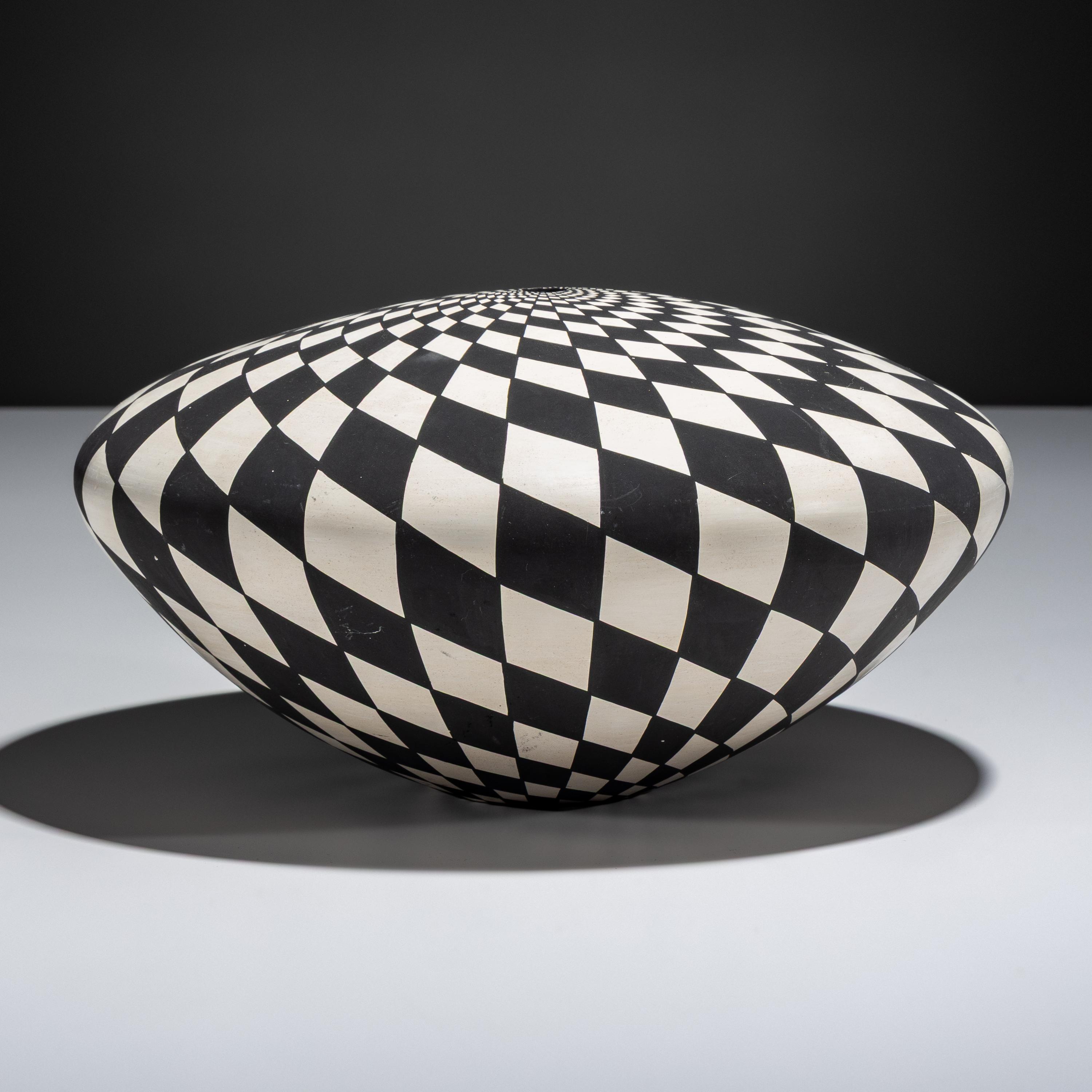 Pottery Jar, Op-Art Design