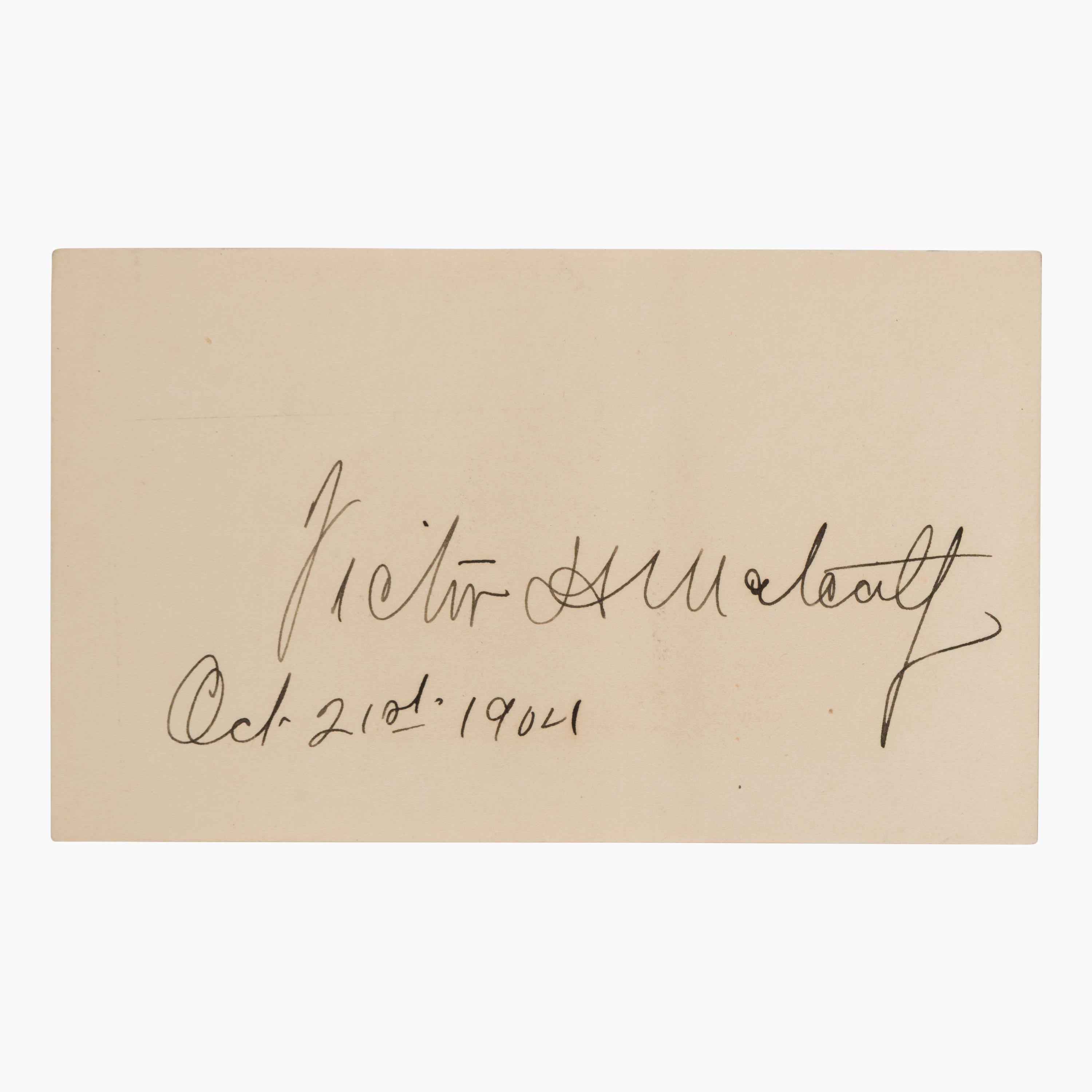 [U.S. Navy]. A near-complete collection of autographs from Secretaries of the United States Navy, 1798-1947.