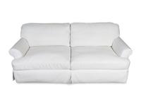 A Suite of White Cotton Upholstered Seating Furniture — 20TH/21ST CENTURY