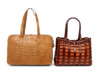 Two Nancy Gonzales Crocodile Totes