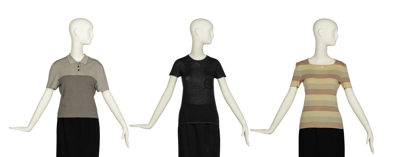 Three Chanel Knit Tops, 1997-2010s