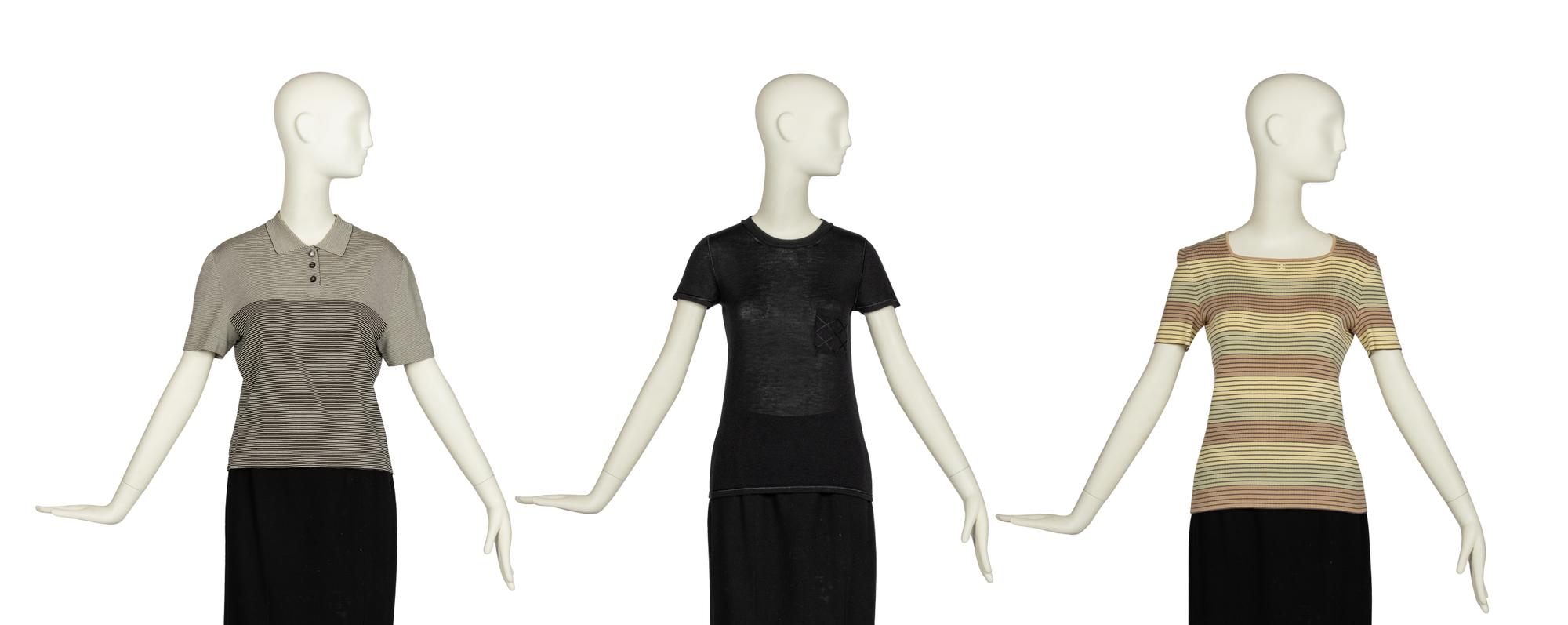 Three Chanel Knit Tops, 1997-2010s