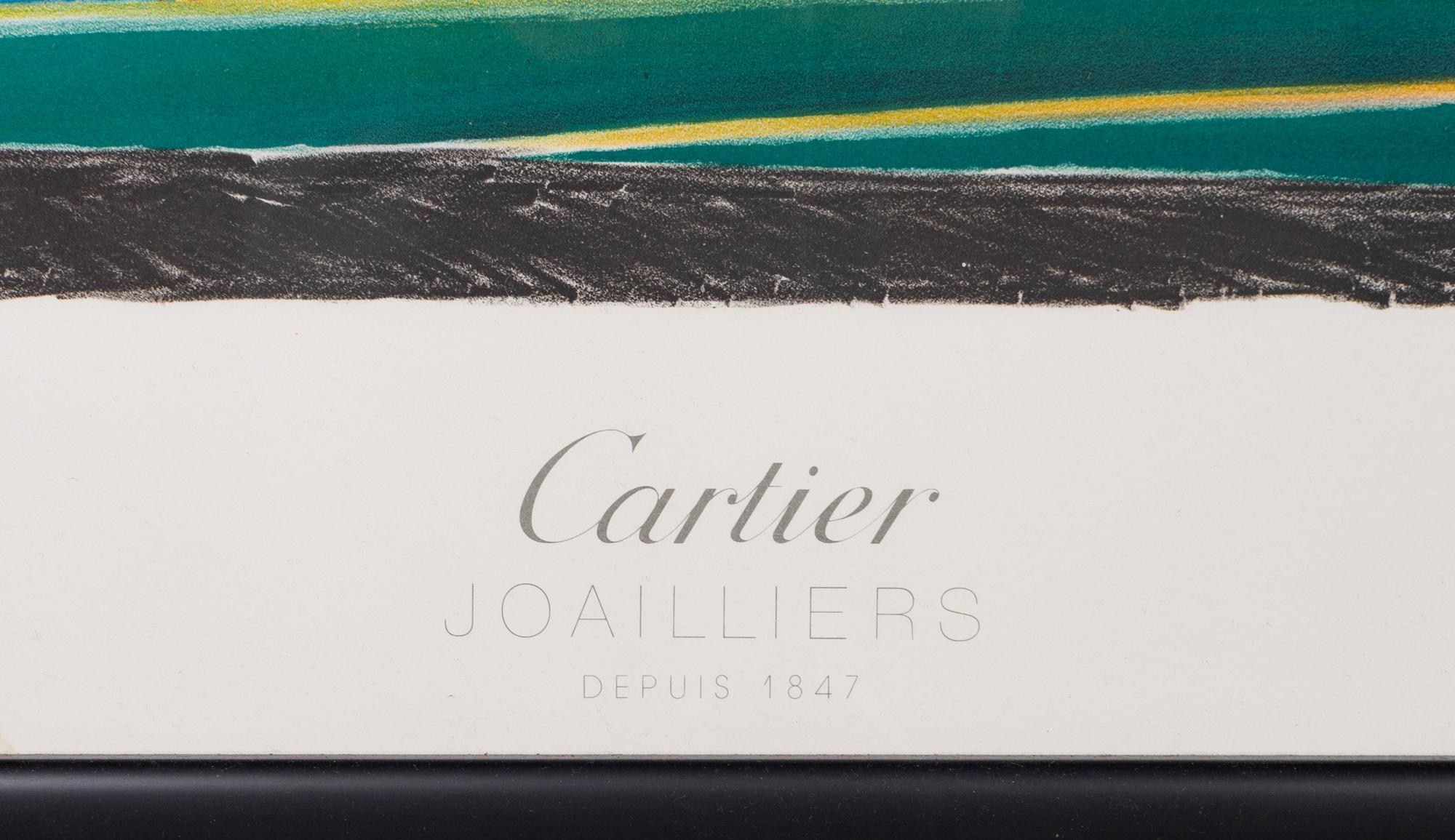 A Cartier Joailliers Watch Poster — 20TH CENTURY