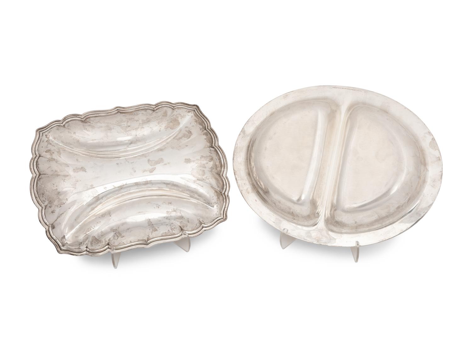 A Group of Silver Dishes