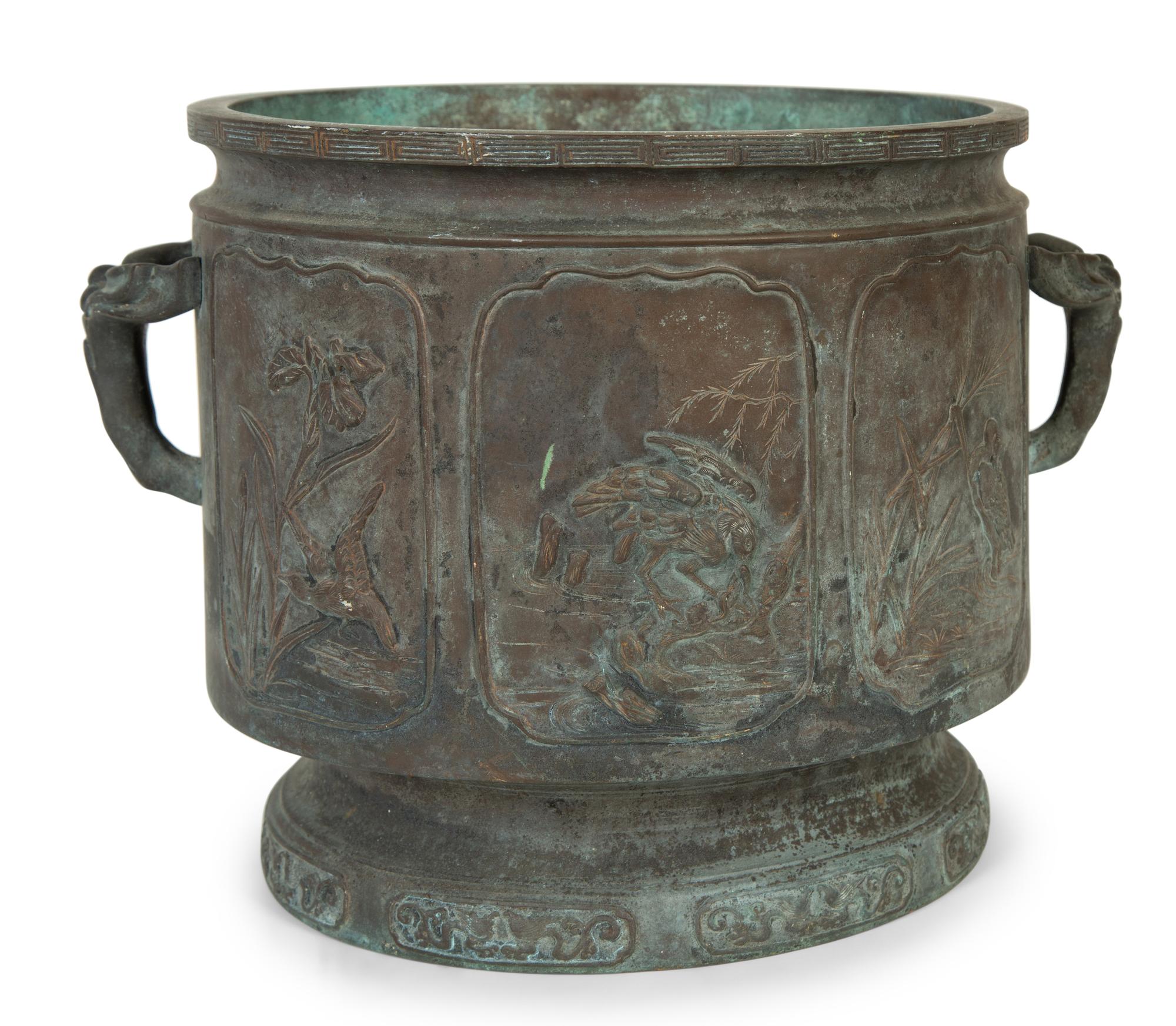 A Chinese Archaic Style Bronze Jardinière