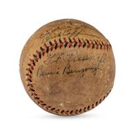 A 1931 St. Louis Browns Team Signed Autograph Baseball Featuring Benny Bengough (Beckett Authenication Services)