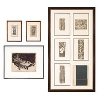 Max Weber (American, 1881-1961) — Three Works, together with six others