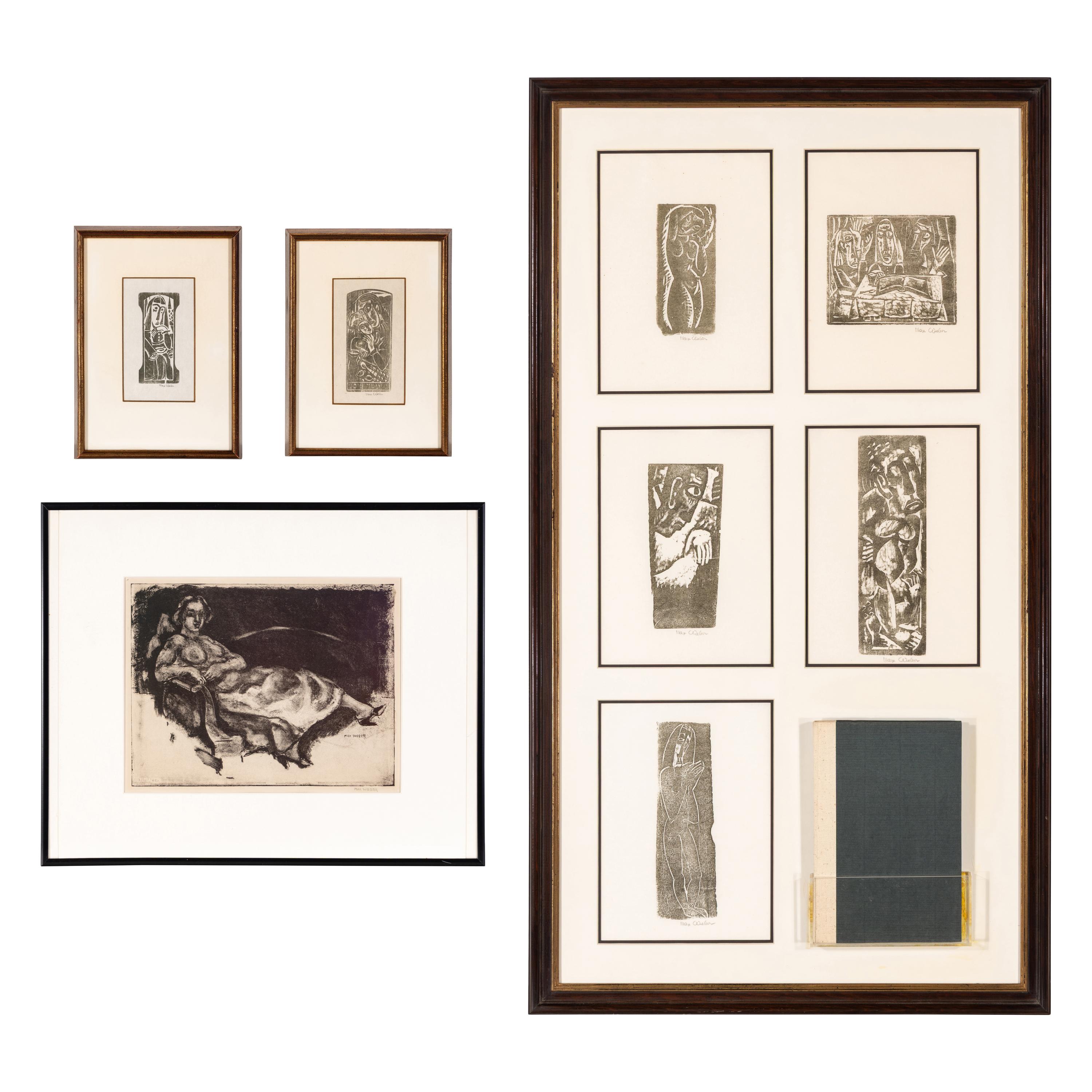 Max Weber (American, 1881-1961) — Three Works, together with six others