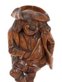 Two Continental Carved Nut Crackers