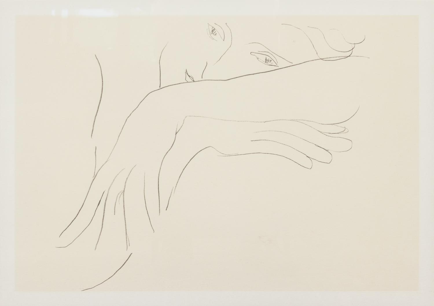 A Pair of Gilt Framed Black and White Prints After Matisse Frame size 32 1/2 x 41 inches. — 20TH CENTURY
