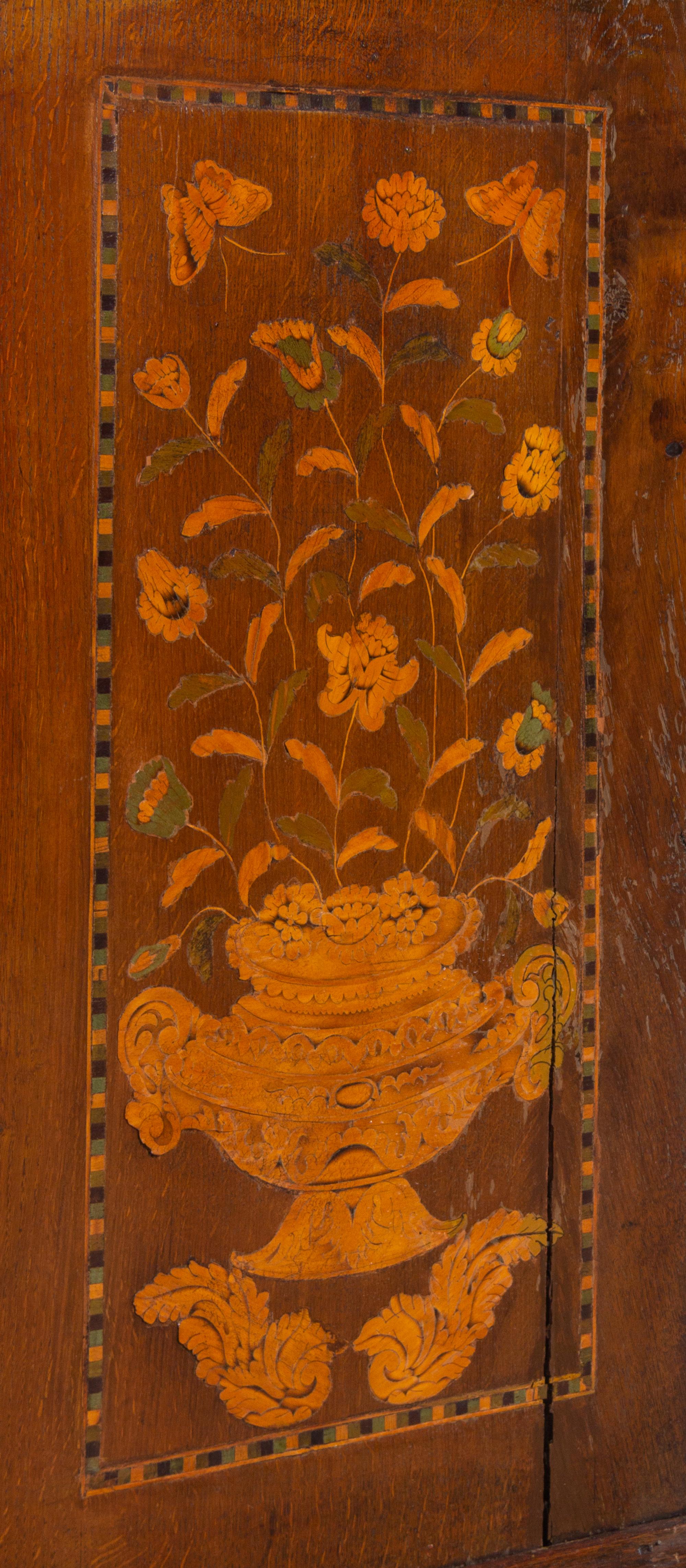 A Dutch Marquetry Chest of Drawers