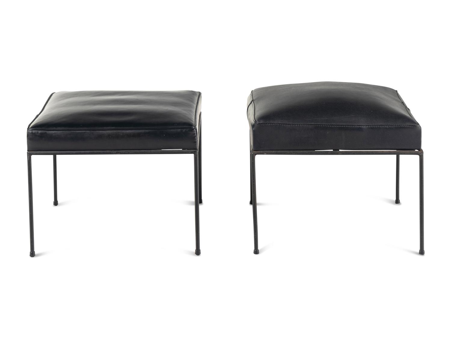 Pair of Stools, model 1305, c. 1950 Custom Craft, Inc., USA