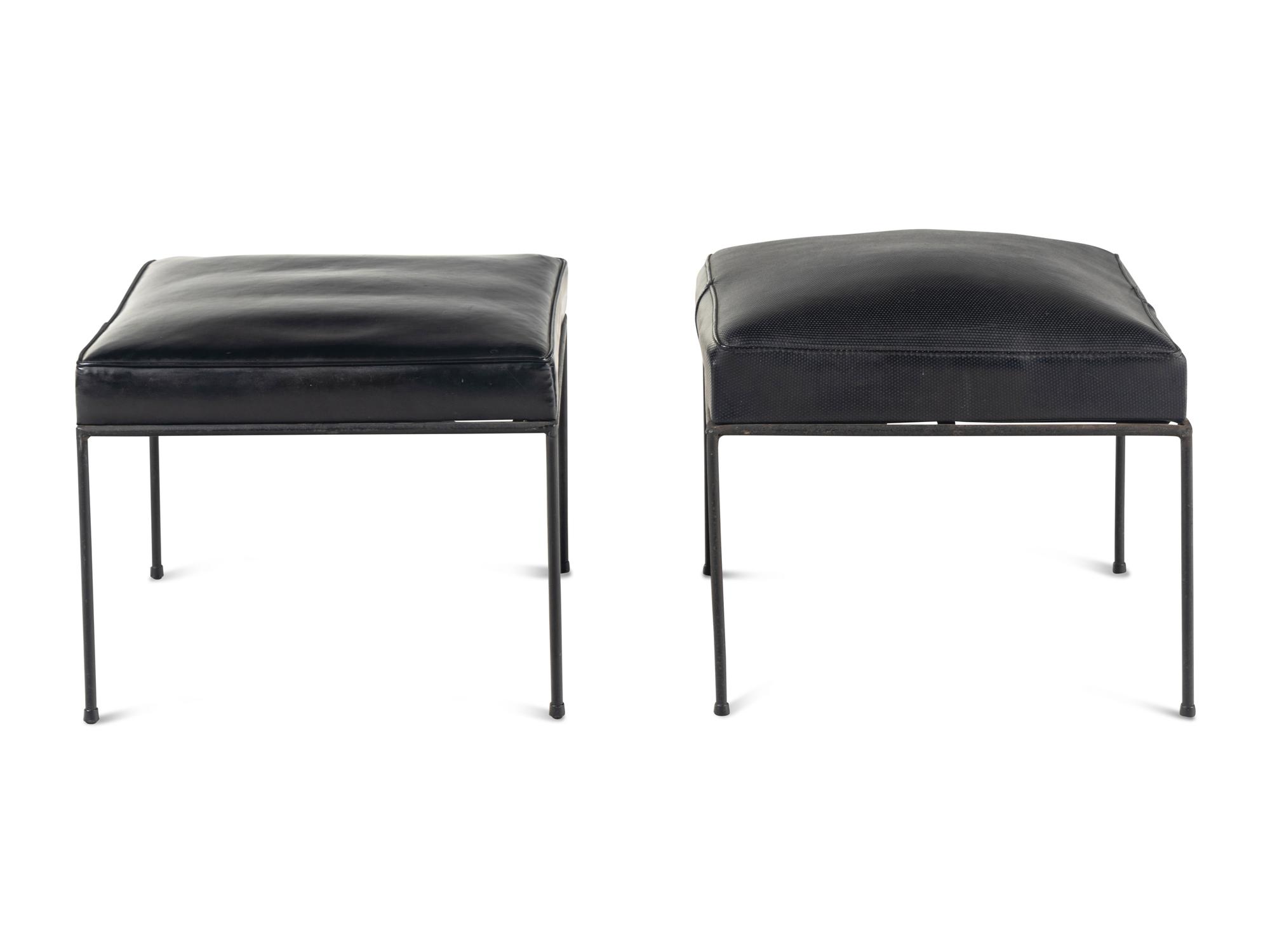 Pair of Stools, model 1305, c. 1950 Custom Craft, Inc., USA