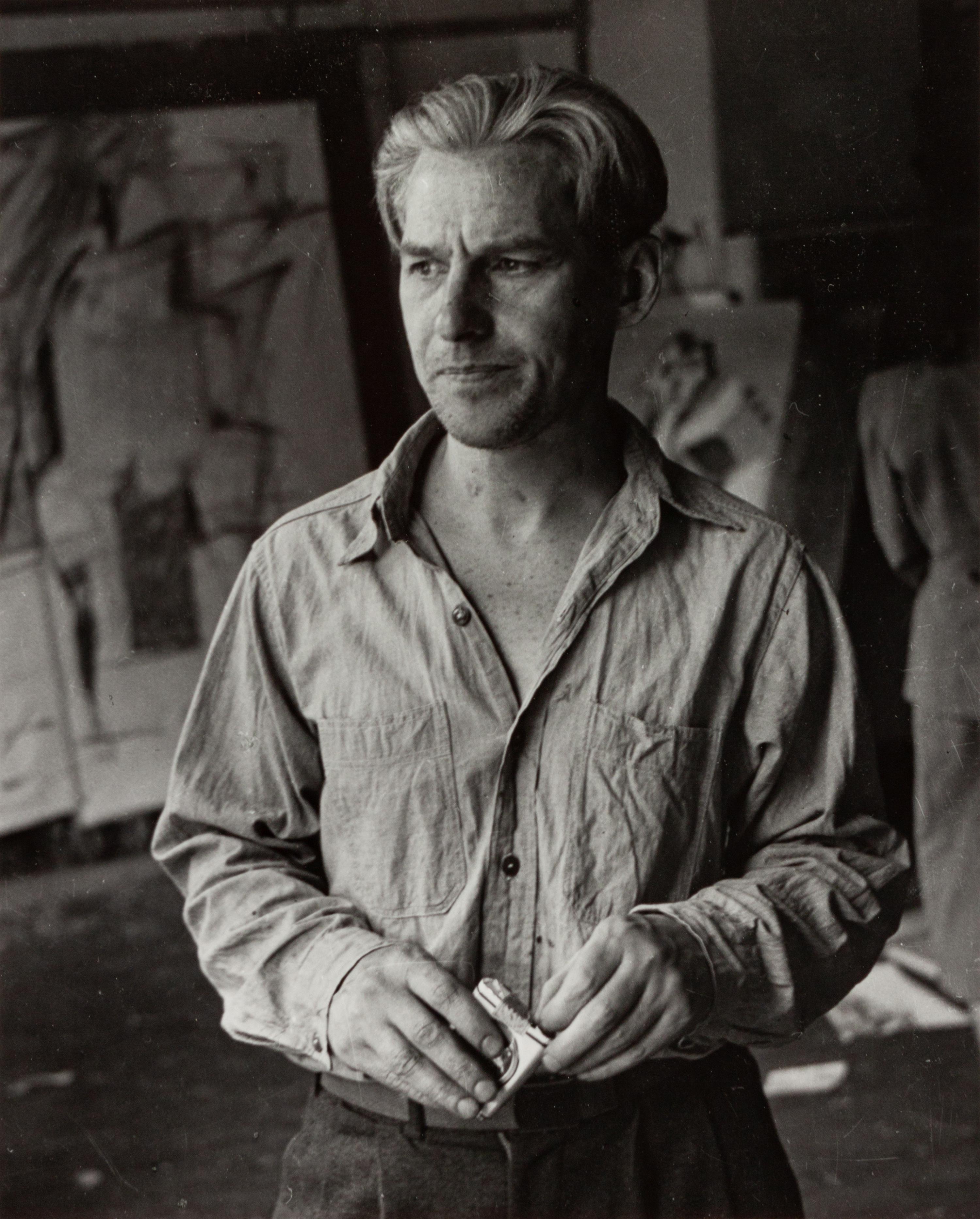 A group of three prints ( Willem de Kooning , 1950; Broadway and Fifth Avenue , 1950; Flat Iron Building, Summer , 1947)