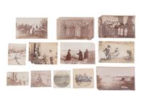 [NATIVE AMERICANS]. Collection of photographs documenting the Nez Perce, Comanche, and Kiowa Indians assembled by Alice Cunningham Fletcher, including images by E. Jane Gay, George W. Bretz, and William Irwin.
