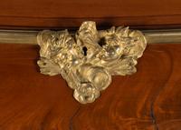 A Louis XV Style Gilt Bronze Mounted Mahogany Slant-Front Bureau