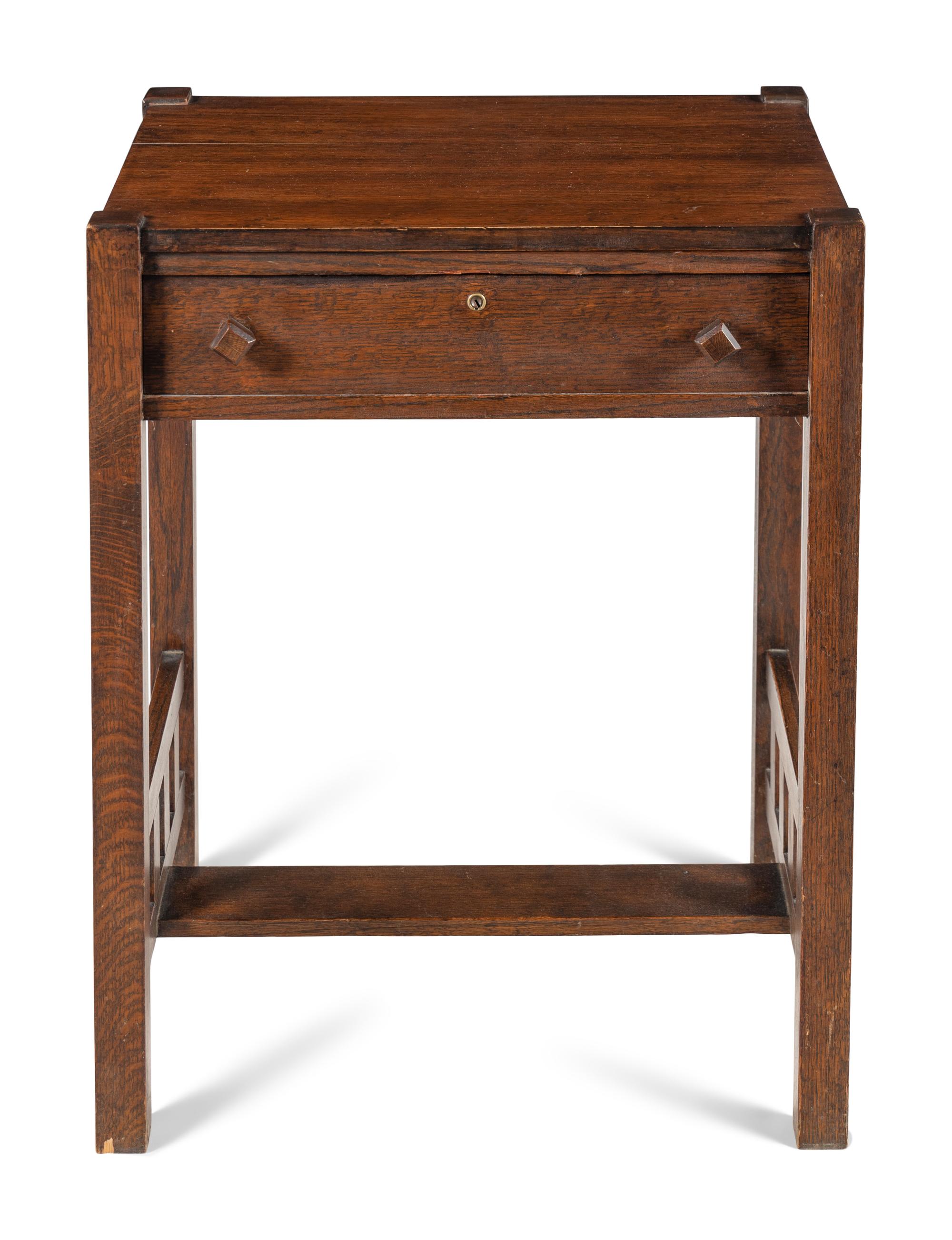 An Arts and Crafts Oak Side Table
