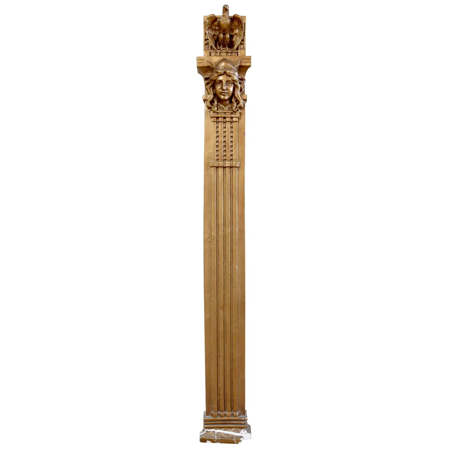 A Composition Column 10.25" W x 7" D x 83" H — United States, Circa 1931