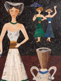 Untitled (Three Women and Vase)
