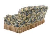 A Custom Two-Seat Sofa with Verdure Upholstery and Bullion Fringe