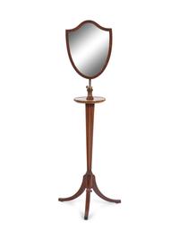 An English Mahogany Shaving Mirror
