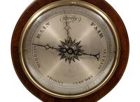 A Regency Mahogany Wheel Barometer