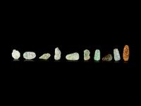Twenty Chinese Jadeite Pendants