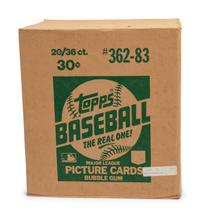 A Case of 1983 Topps Baseball Cards (Standard Wax Pack, 20 Unopened Boxes, No. 362-83)
