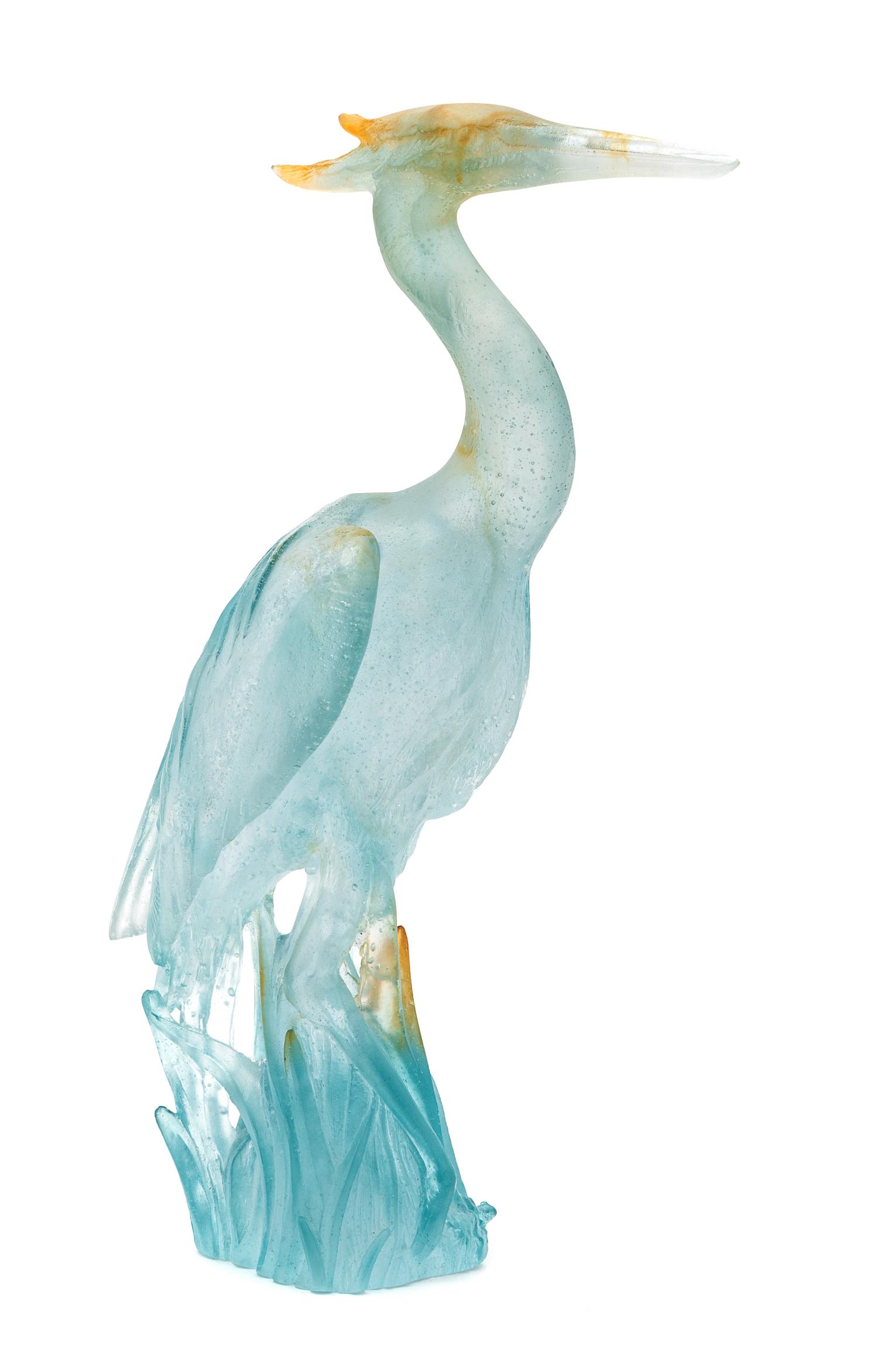 A Daum Pate de Verre Ornithological Figure Height 9 1/2 inches. — SECOND HALF 20TH CENTURY