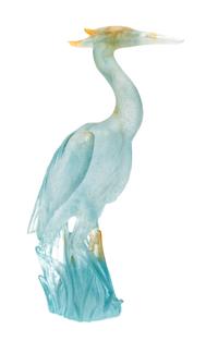 A Daum Pate de Verre Ornithological Figure Height 9 1/2 inches. — SECOND HALF 20TH CENTURY