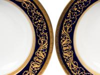 A Set of Seven Rosenthal Parcel-Gilt Porcelain Soup Plates