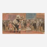 Gifford Beal (American, 1879–1956) Elephant Ring at the Circus