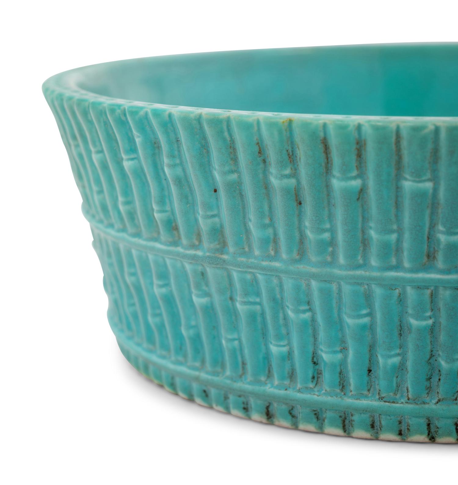 Two Chinese Monochrome Glazed Porcelain Wares
