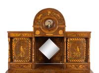 An Inlaid and Marquetry Writing Desk