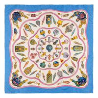 Hermès, Three Printed Silk Scarves 90