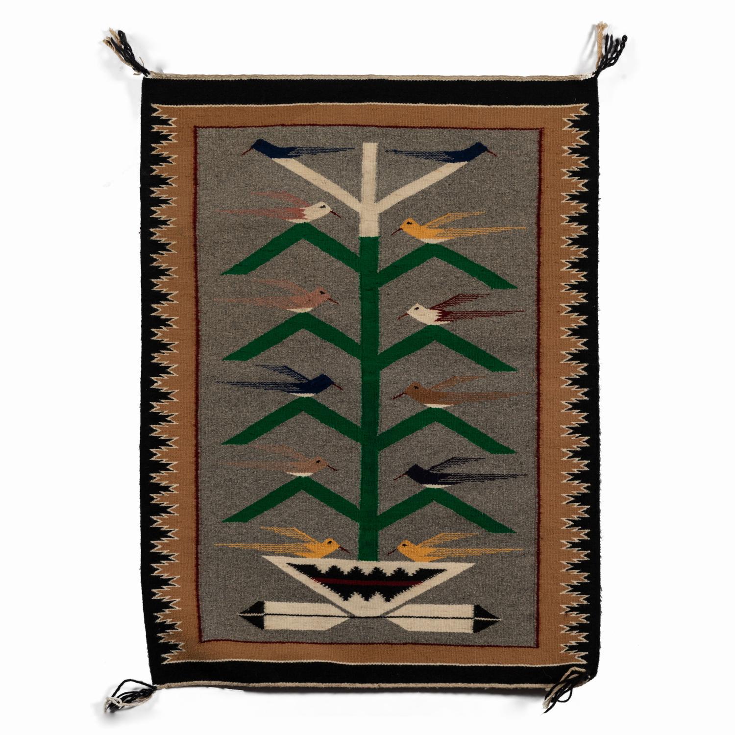 Navajo Tree of Life Weaving / Rug