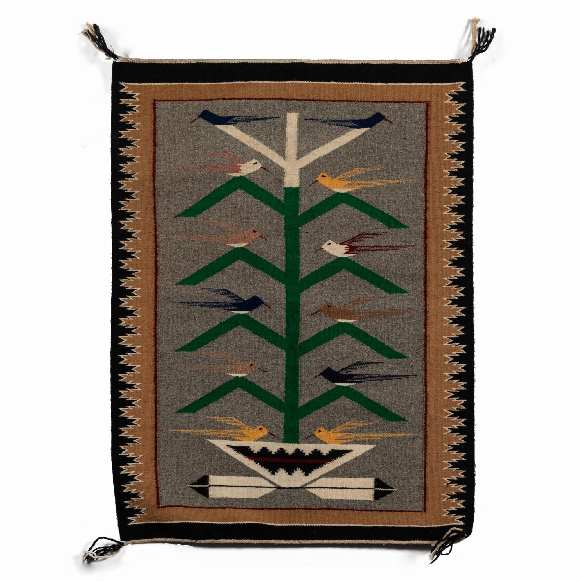 Navajo Tree of Life Weaving / Rug