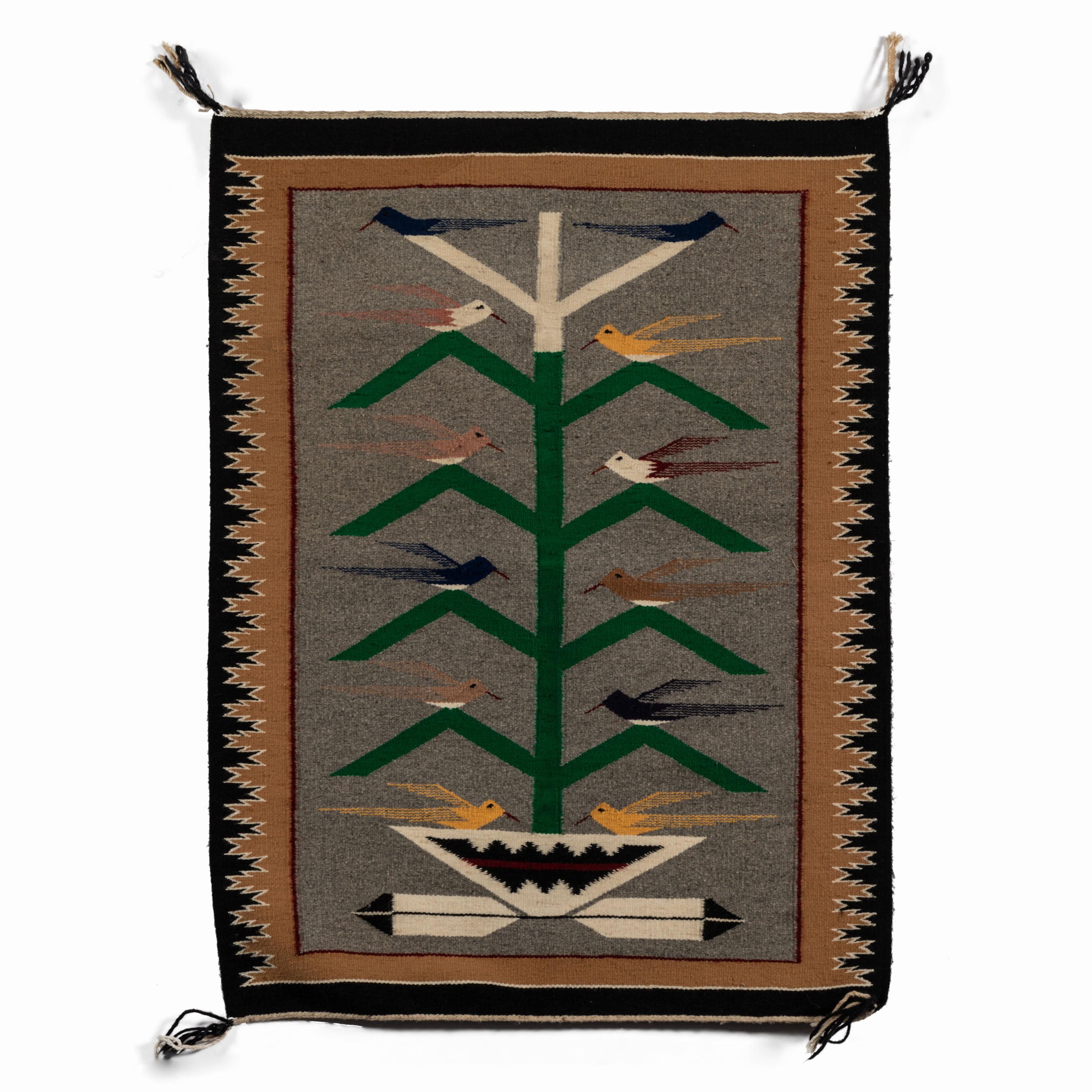 Navajo Tree of Life Weaving / Rug