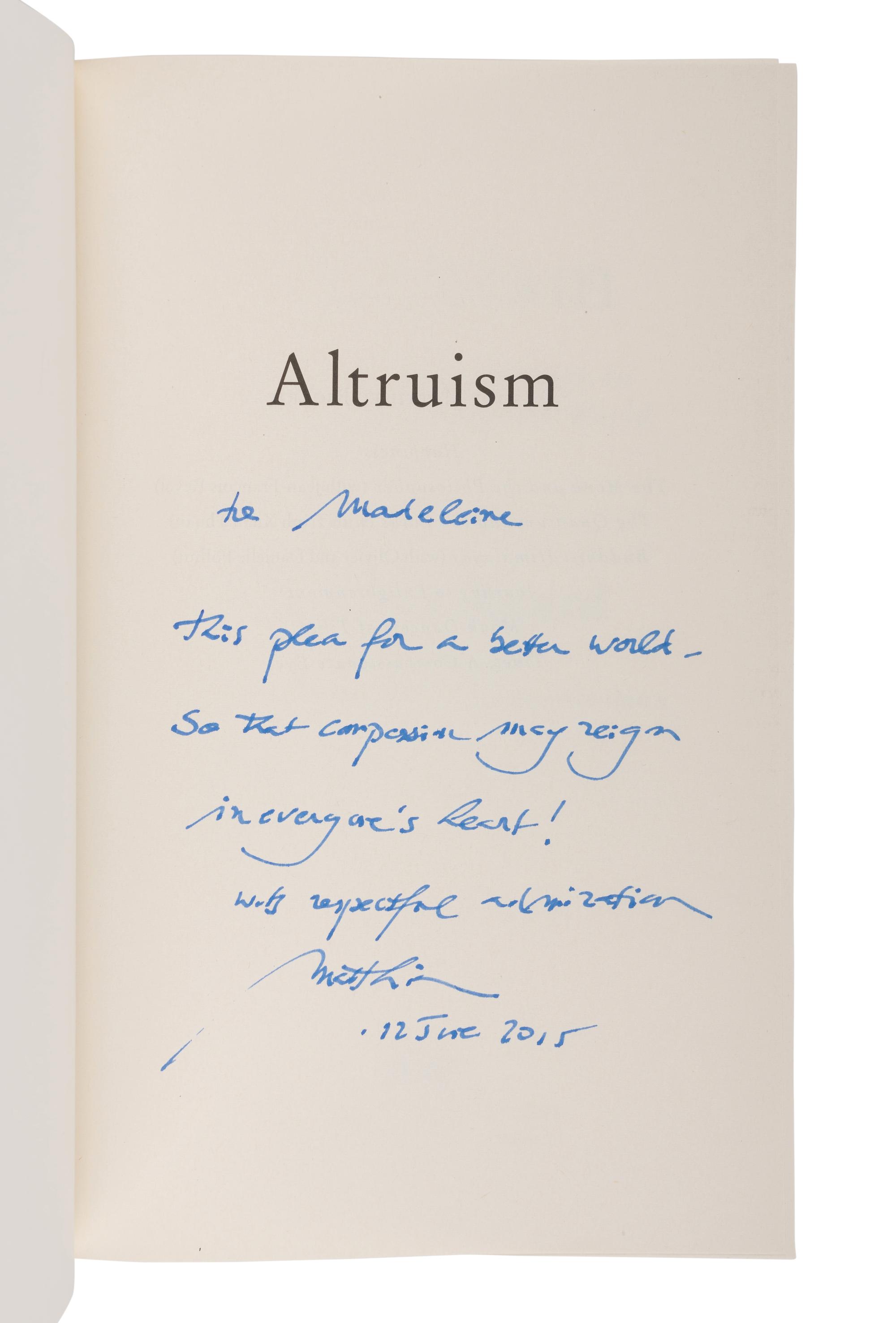 POLITICAL SELF-HELP A group of 11 FIRST EDITIONS, most INSCRIBED TO SECRETARY ALBRIGHT OR SIGNED: