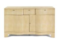 A Faux Shagreen Veneered Chest of Drawers in the Manner of Samuel Marx