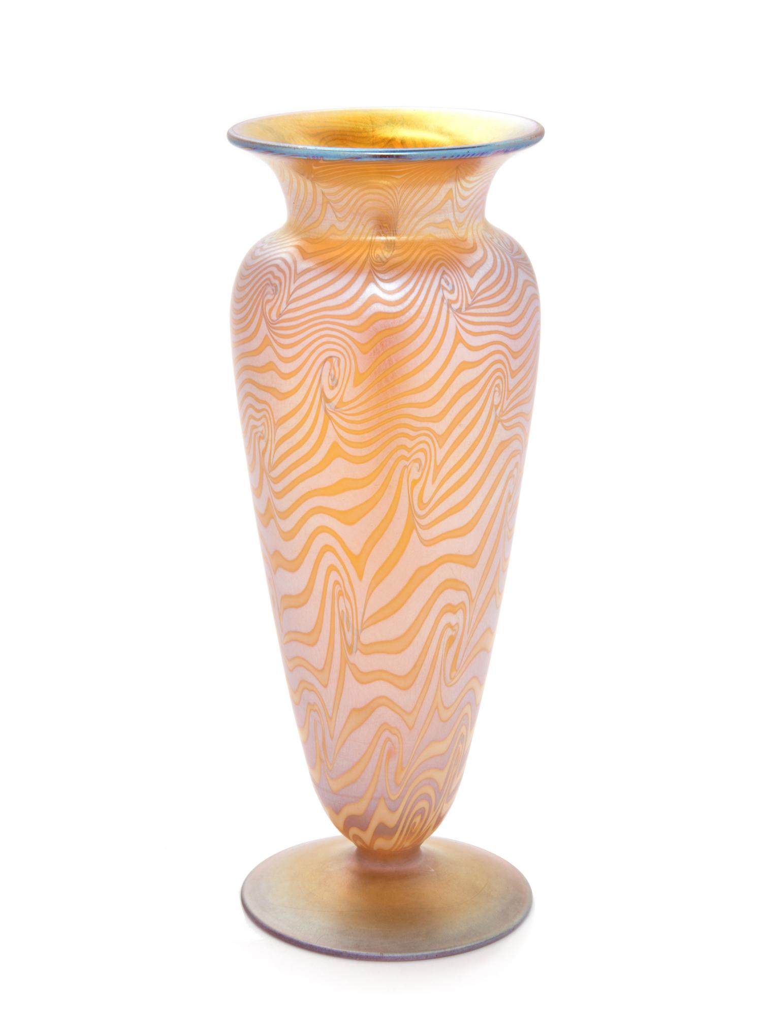 A King Tut Footed Vase
